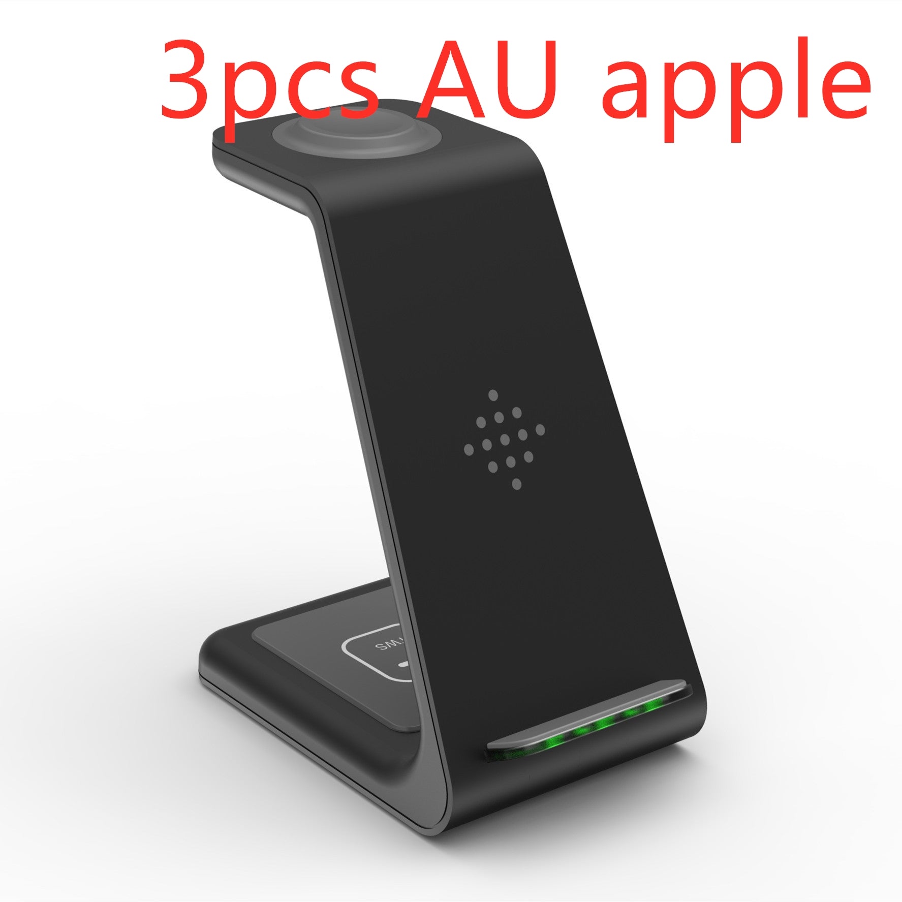 Image of 3 In 1 Fast Charging Station Wireless Charger Stand Wireless Quick Charge Dock For Phone Holder