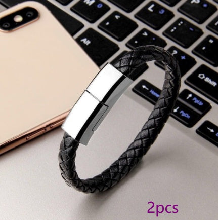 Image of New Bracelet Charger USB Charging Cable Data Charging Cord For IPhone14 13 Max USB C Cable For Phone Micro Cable