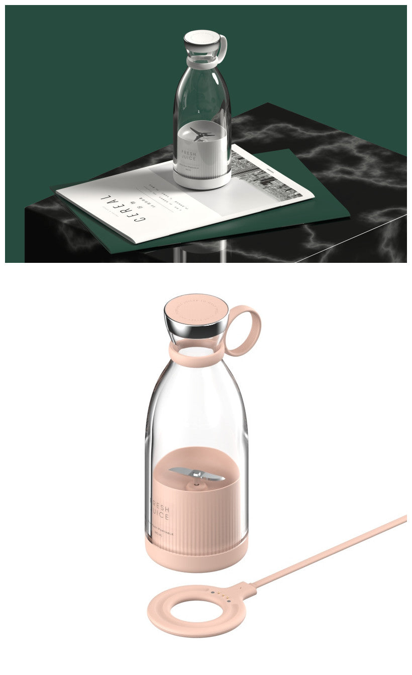 Image of 350ML Electric Juicer Blender Mixer USB Rechargeable Machine Household Portable Blender Maker Cup Kitchen Tool Kit