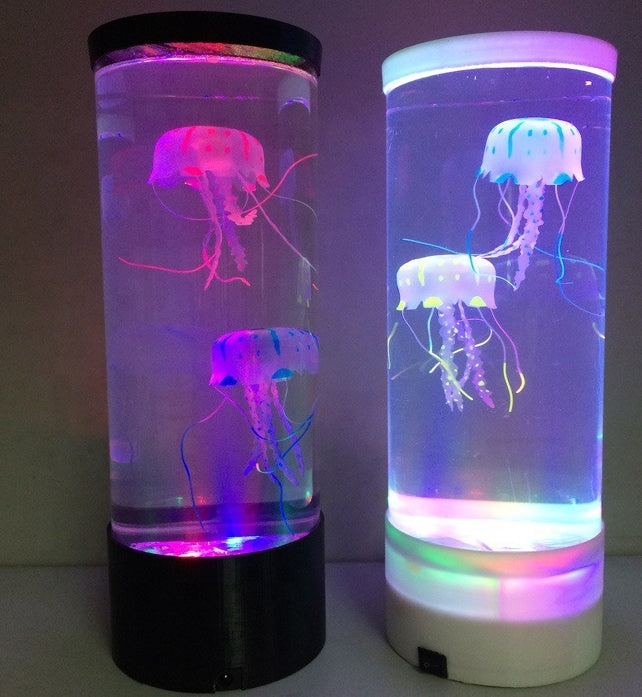 Image of LED Jellyfish Aquarium Lamp Night Light USB Powered