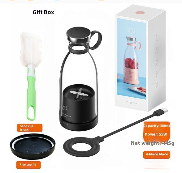 Image of 350ML Electric Juicer Blender Mixer USB Rechargeable Machine Household Portable Blender Maker Cup Kitchen Tool Kit