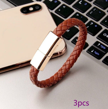 Image of New Bracelet Charger USB Charging Cable Data Charging Cord For IPhone14 13 Max USB C Cable For Phone Micro Cable