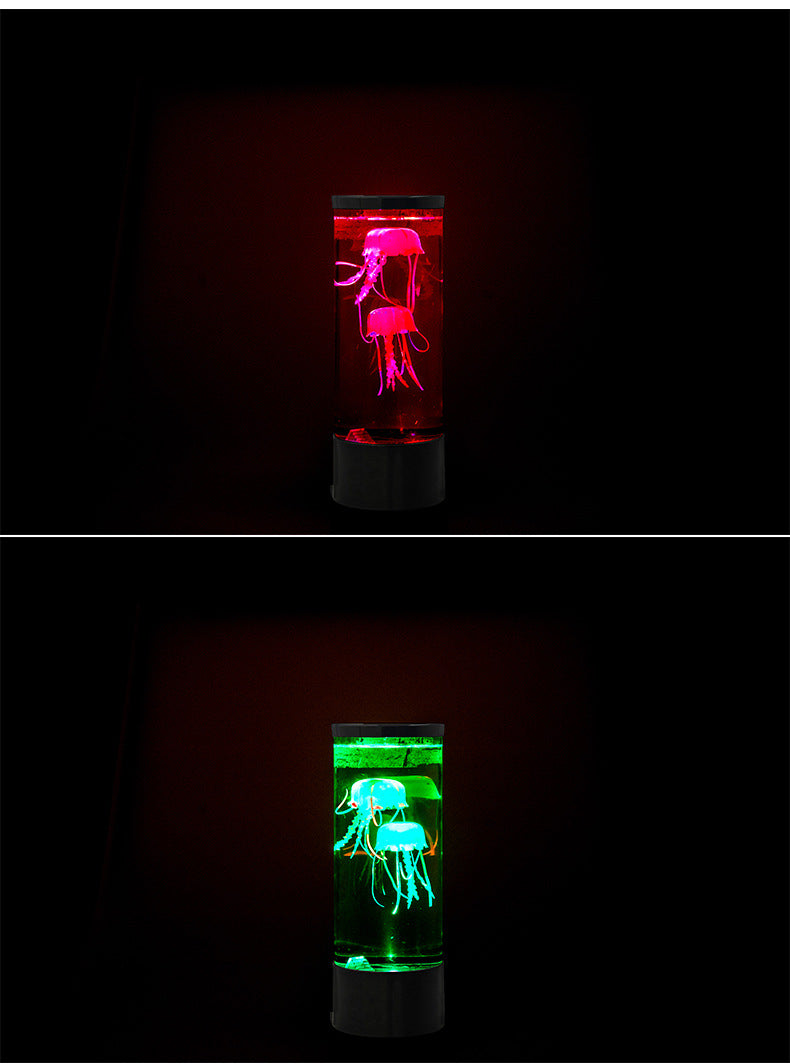 Image of LED Jellyfish Aquarium Lamp Night Light USB Powered