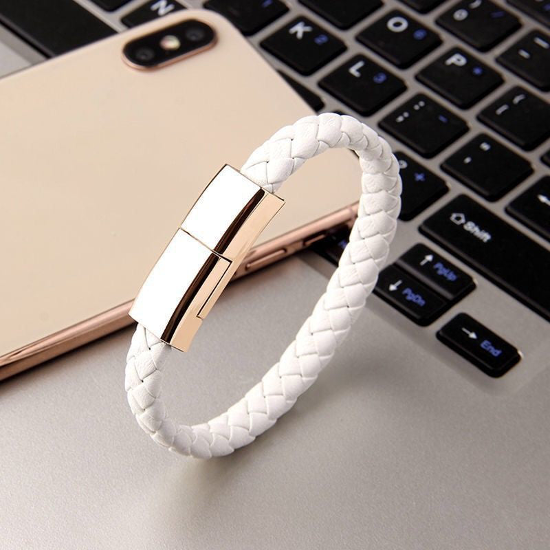 Image of New Bracelet Charger USB Charging Cable Data Charging Cord For IPhone14 13 Max USB C Cable For Phone Micro Cable