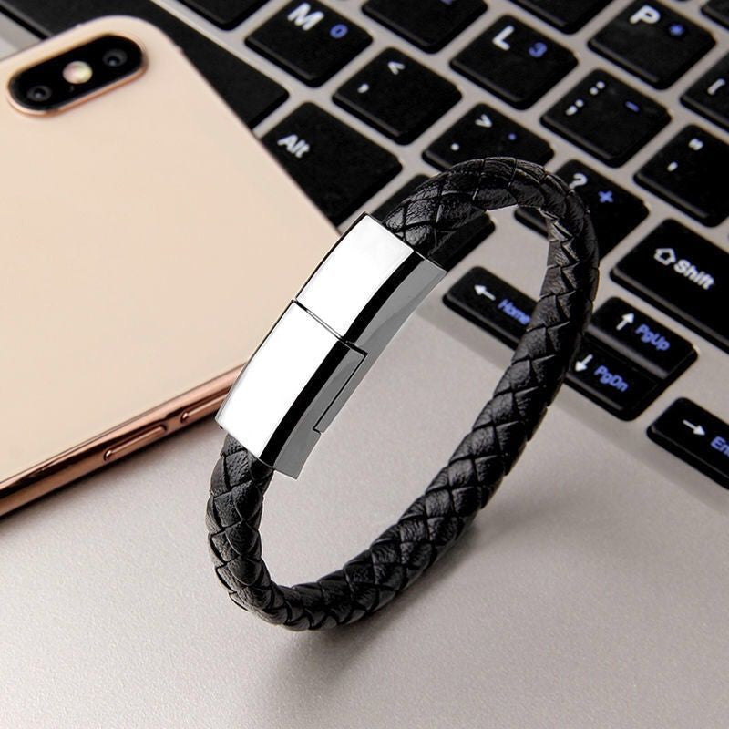 Image of New Bracelet Charger USB Charging Cable Data Charging Cord For IPhone14 13 Max USB C Cable For Phone Micro Cable
