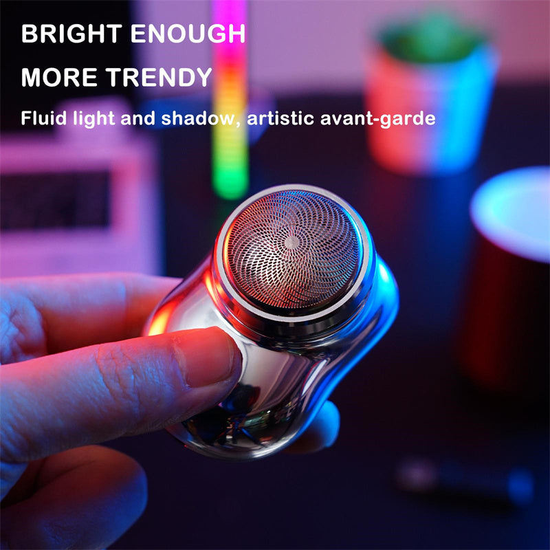 Image of Mini Portable Face Cordless Shavers Rechargeable USB Electric Shaver Wet & Dry Painless Small Size Machine Shaving For Men