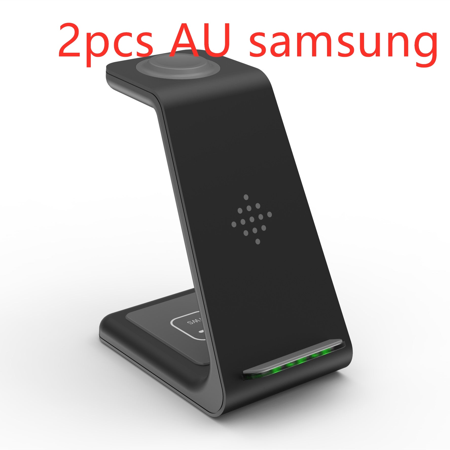 Image of 3 In 1 Fast Charging Station Wireless Charger Stand Wireless Quick Charge Dock For Phone Holder
