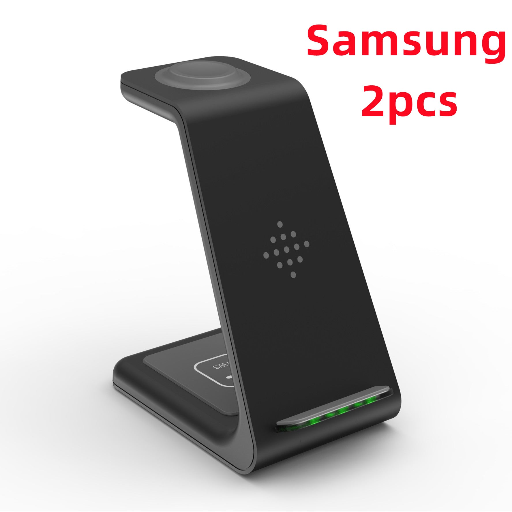 Image of 3 In 1 Fast Charging Station Wireless Charger Stand Wireless Quick Charge Dock For Phone Holder