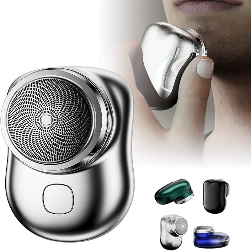Image of Mini Portable Face Cordless Shavers Rechargeable USB Electric Shaver Wet & Dry Painless Small Size Machine Shaving For Men