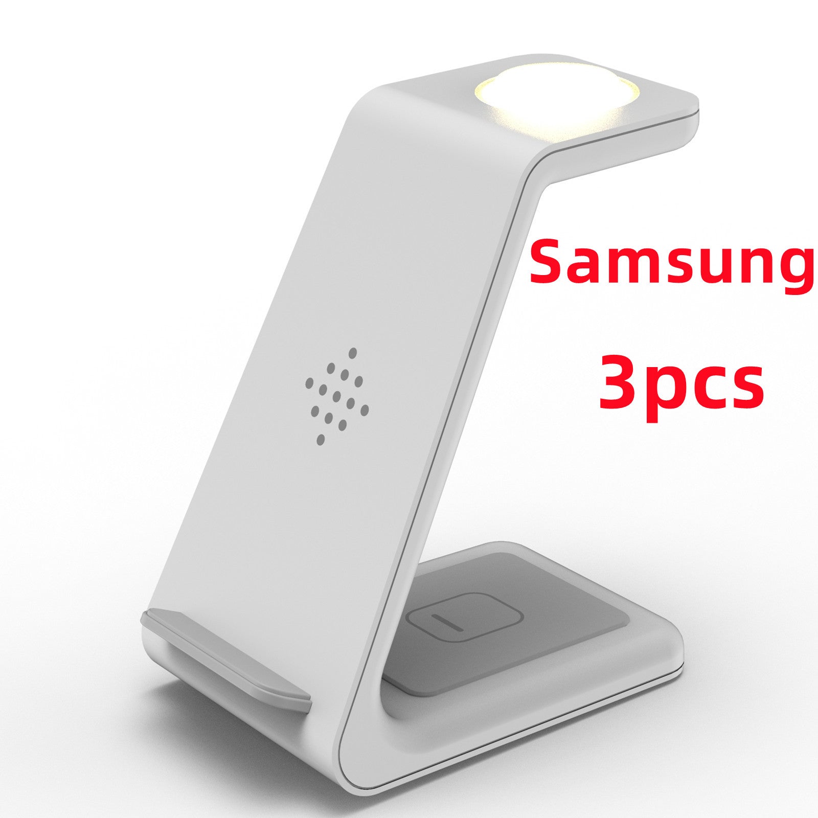 Image of 3 In 1 Fast Charging Station Wireless Charger Stand Wireless Quick Charge Dock For Phone Holder