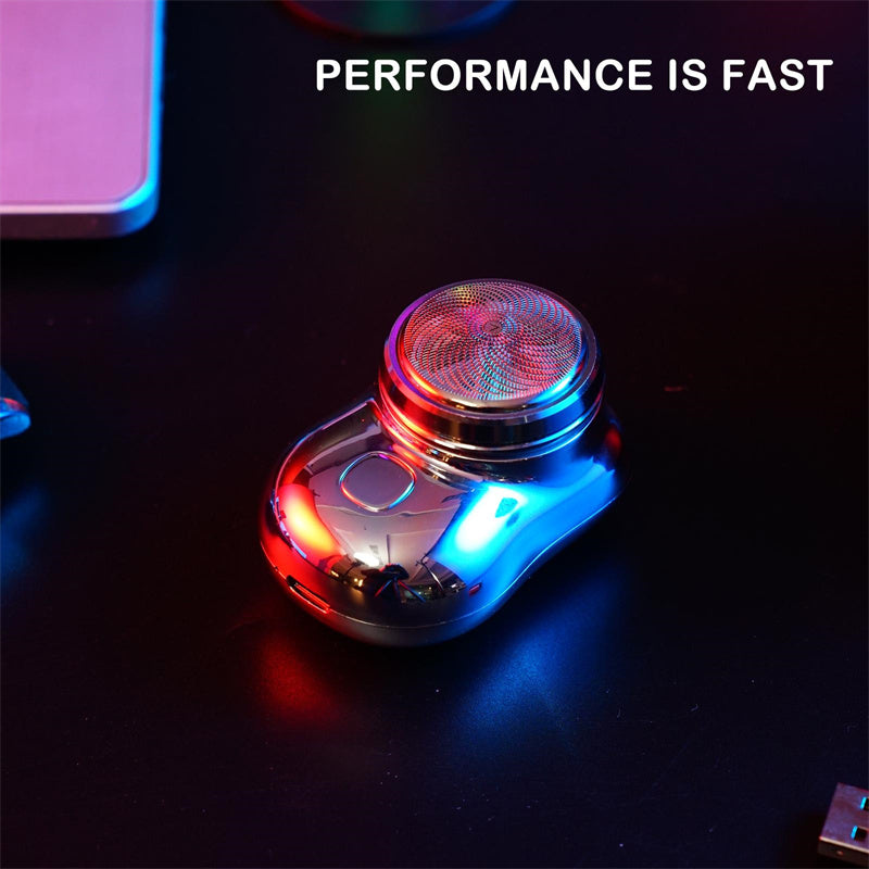 Image of Mini Portable Face Cordless Shavers Rechargeable USB Electric Shaver Wet & Dry Painless Small Size Machine Shaving For Men