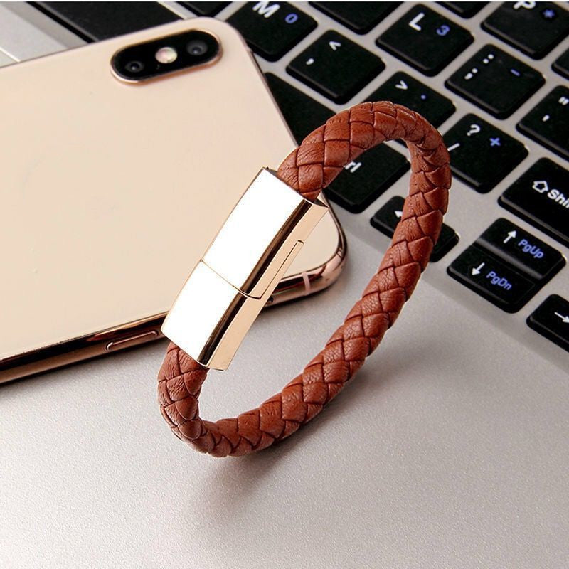 Image of New Bracelet Charger USB Charging Cable Data Charging Cord For IPhone14 13 Max USB C Cable For Phone Micro Cable
